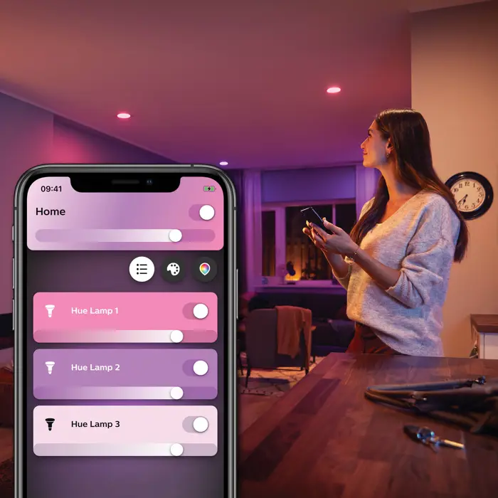 Philips Hue STARTER SET LED PAMETNE ŽARULJE 3xGU10/2000-6500K+RGB/350lm + PRIBOR