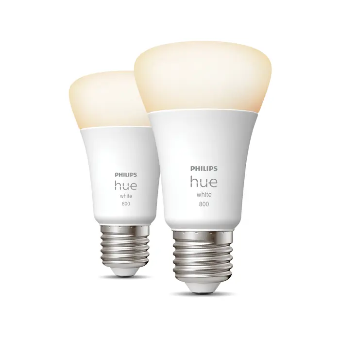 Philips Hue LED PAMETNA PRIGUŠIVA ŽARULJA E27 2700K 800 lm 2 KOM