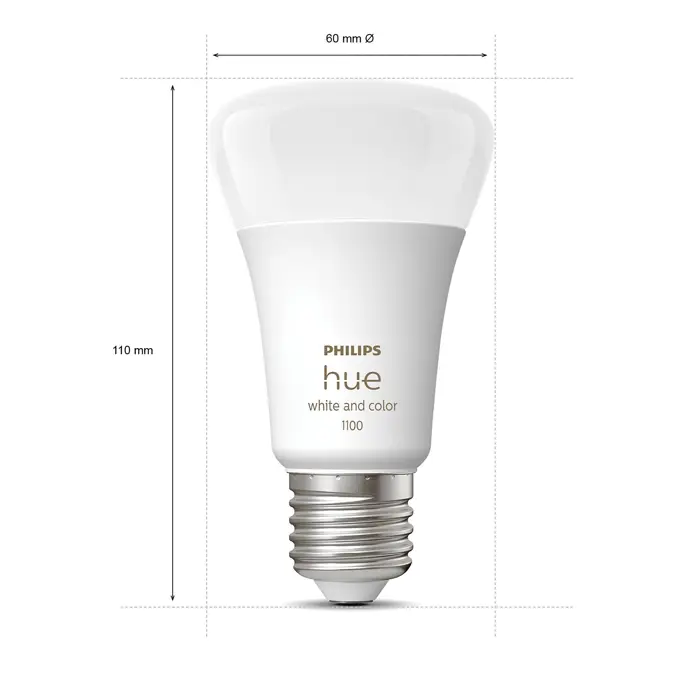 Philips Hue WHITE/COLOR STARTER KIT LED 2xE27 9W RGB + PRIBOR