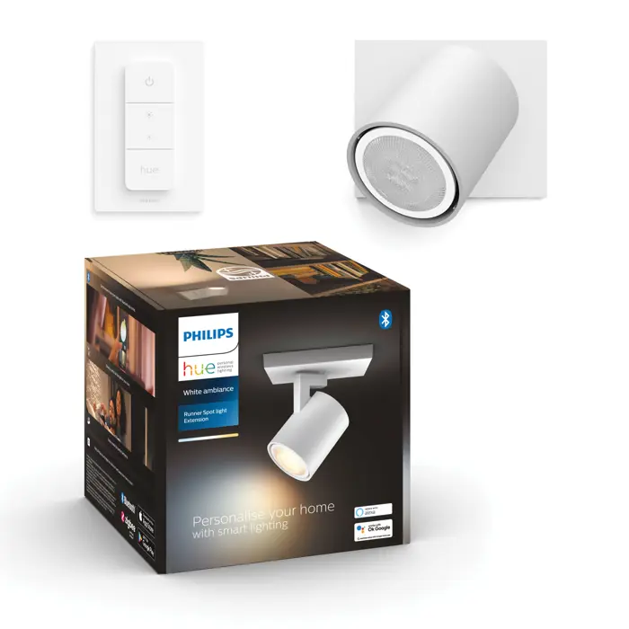 PHILIPS RUNNER HUE ZIDNI REFLEKTOR BIJELI 1X4.2W 2200-6500K