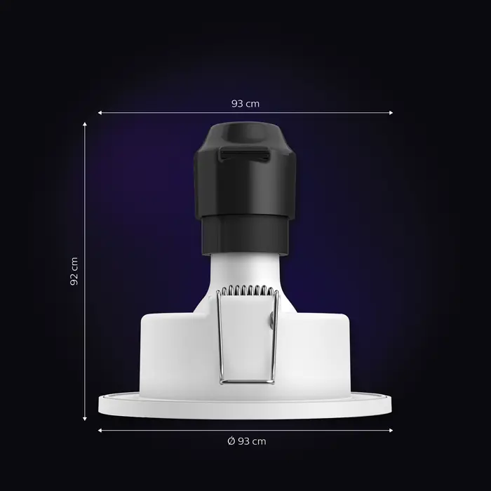 PHILIPS XAMENTOHUE UGRADBENA SVJETILJKA KROM 1X4.2W RGBW