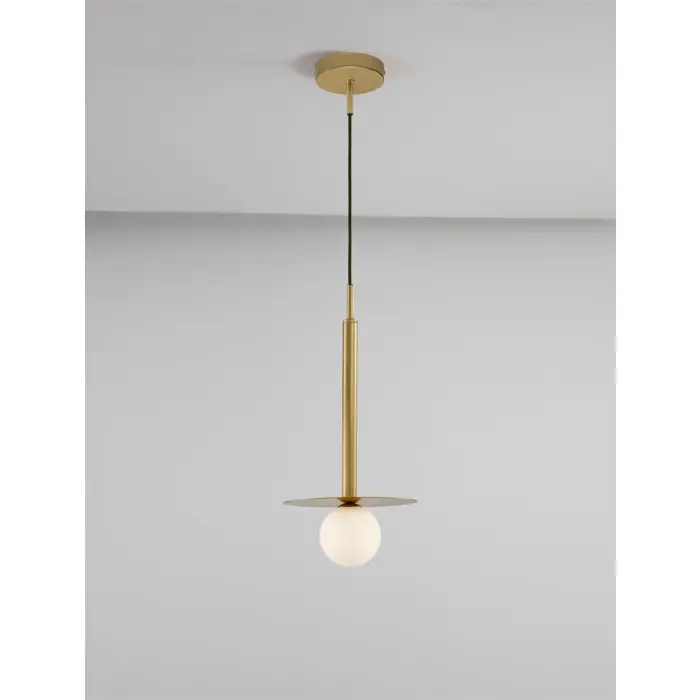 PIELO VISILICA ZLATNA/STAKLO G9 1X5W IP20 PODESIVA VISINA