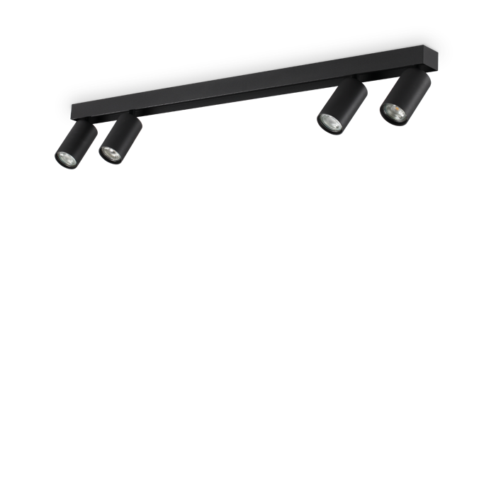 PROFILO STROPNI REFLEKTORI PL4 CRNI GU10