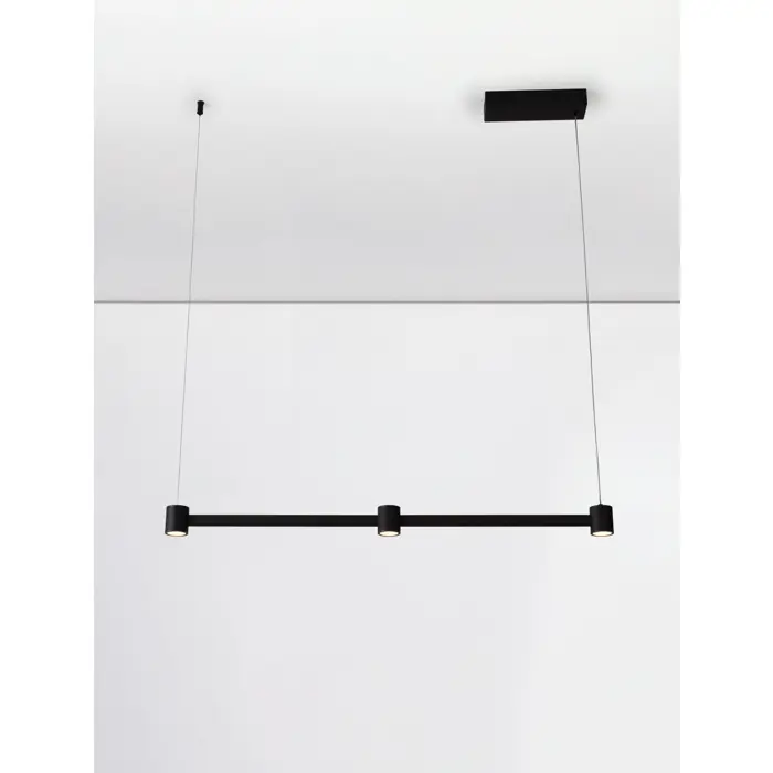 PUIZE VISILICA LED/3000K/21W/1665Lm/CRNA