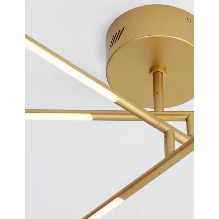 RACCIO PLAFONSKA SVJETILJKA LED 32W/3000K/2304lm/DIMM/IP20/MESING ZLATNA