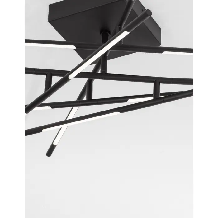 RACCIO PLAFONSKA SVJETILJKA LED 59W/3000K/4195lm/DIMM/IP20/CRNA