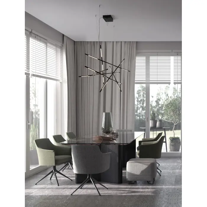 RACCIO VISILICA LED 109W/3000K/6868,23lm/DIMM/IP20/CRNA