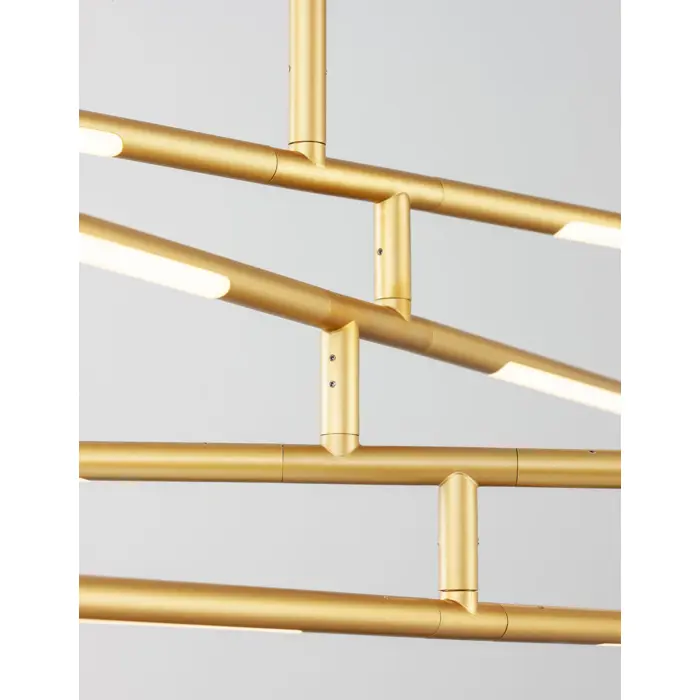 RACCIO VISILICA LED 48W/3000K/3633lm/DIMM/IP20/MESING ZLATNA