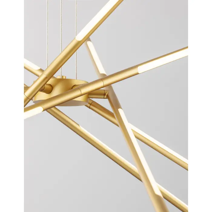 RACCIO VISILICA LED 68W/3000K/5397lm/DIMM/IP20/MESING ZLATNA