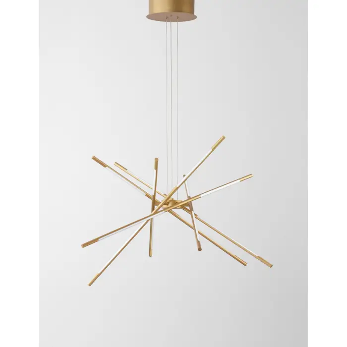 RACCIO VISILICA LED 68W/3000K/5397lm/DIMM/IP20/MESING ZLATNA