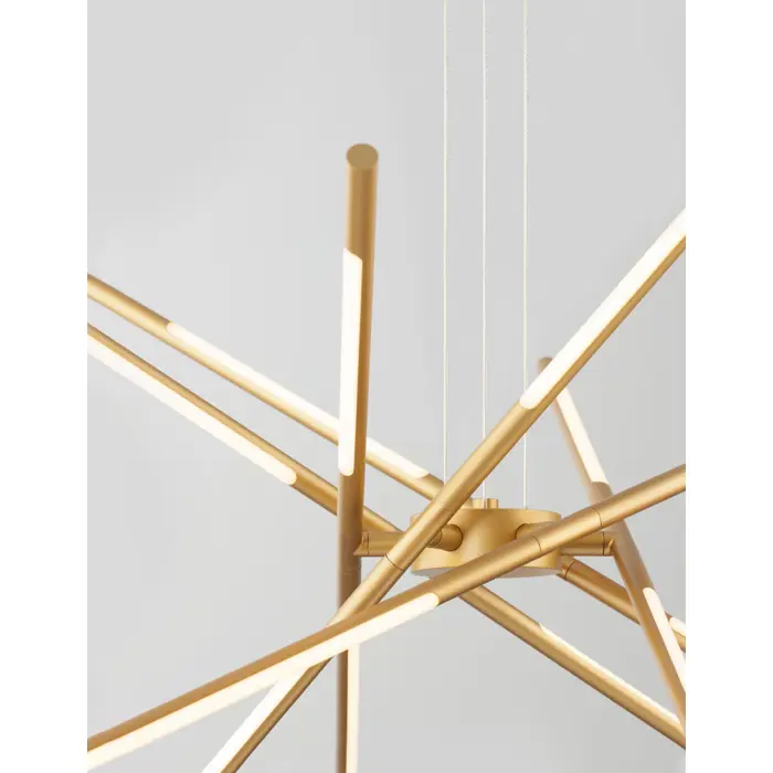 RACCIO VISILICA LED 68W/3000K/5397lm/DIMM/IP20/MESING ZLATNA