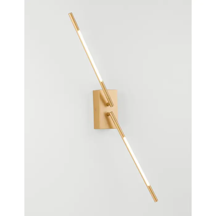 RACCIO ZIDNA LAMPA LED 11W/3000K/532lm/IP20/MESING ZLATNA