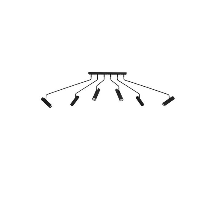 RAMUS REFLEKTOR 6L BLACK GU10