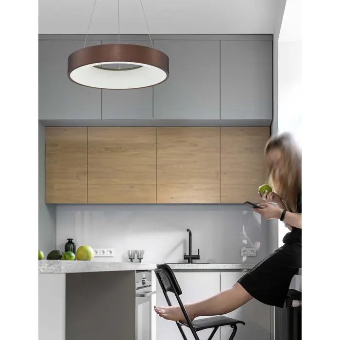 RANDO THIN VISILICA LED 30W/3000K/1845lm/DIMM/IP20/BRUŠENA SMEĐA