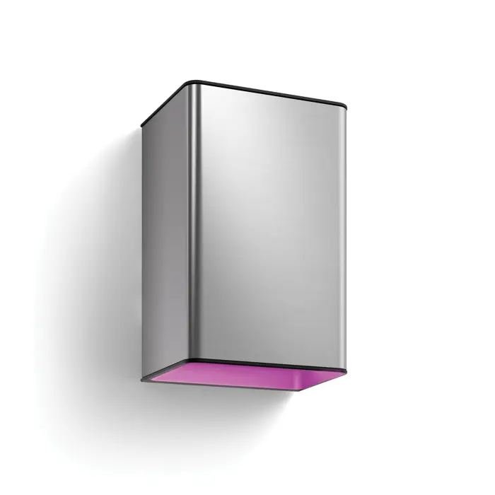 Resonate HUE WACA VANJSKA ZIDNA SVJETILJKA SREBRNA 2x8 RGB