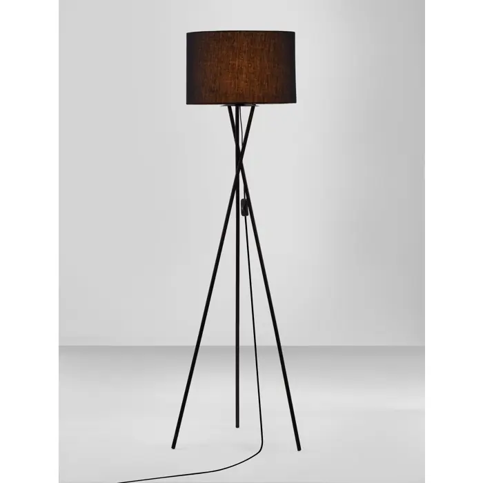 RETRO STAJAĆA LAMPA E27 /IP20/CRNA