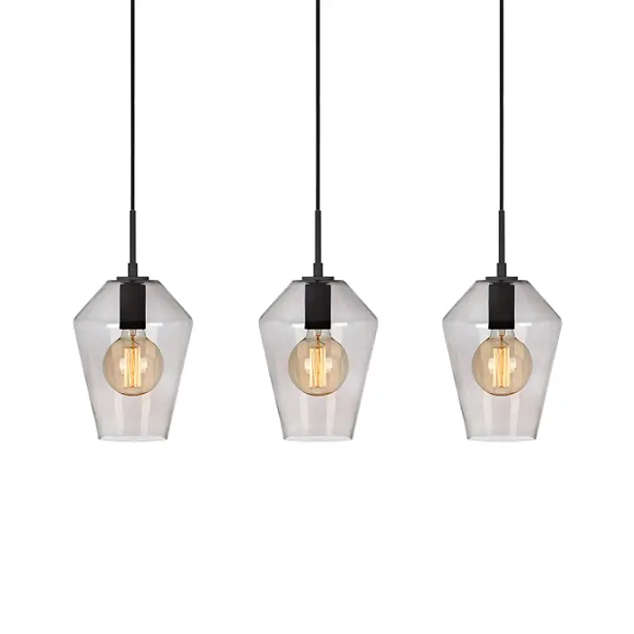 RETRO VISILICA 3L BLACK/SMOKE E27