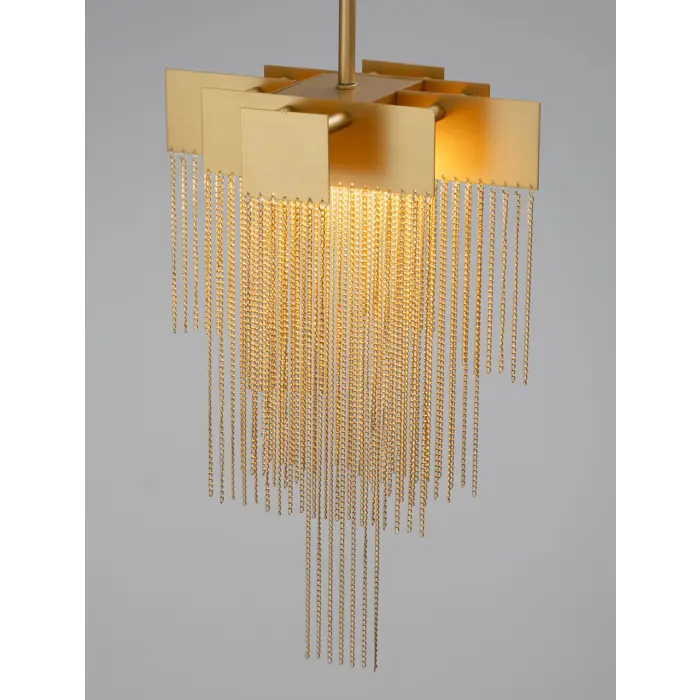 REVIA LED LUSTER ZLATNI 8W IP20 3000K