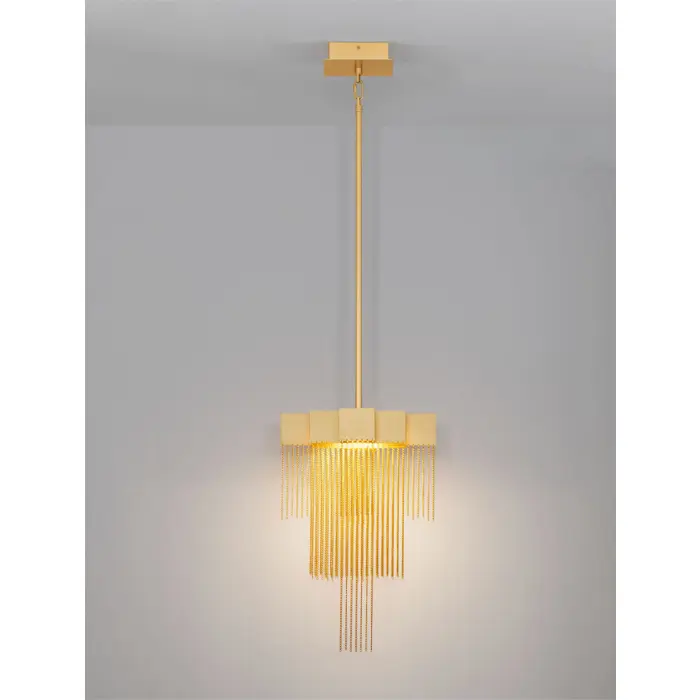 REVIA LED LUSTER ZLATNI 8W IP20 3000K