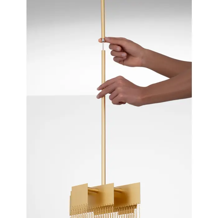 REVIA LED LUSTER ZLATNI 8W IP20 3000K