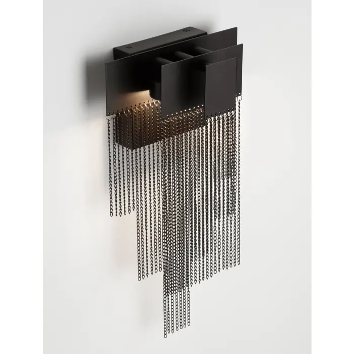 REVIA ZIDNA LED SVJETILJKA CRNA 8W IP20 3000K