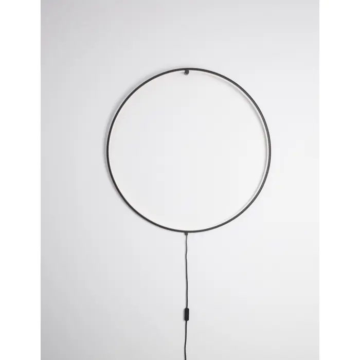 RING ZIDNA LAMPA LED 19W/3000K/901lm/IP20/CRNA