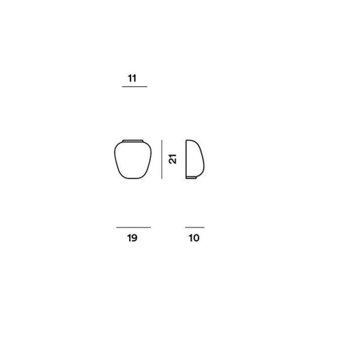 RITUALS 3 SEMI ZIDNA LAMPA BIJELA