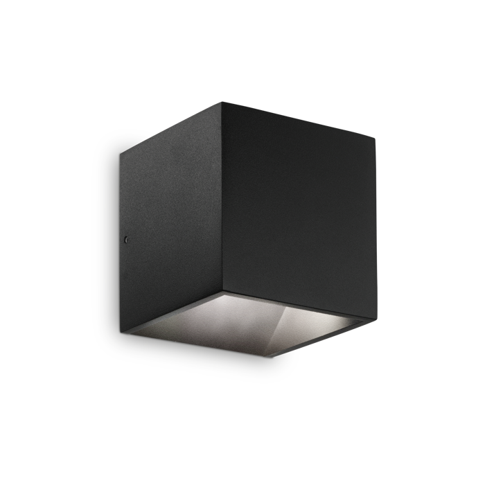 RUBIK LED ZIDNA LAMPA AP CRNA 3000K IP54