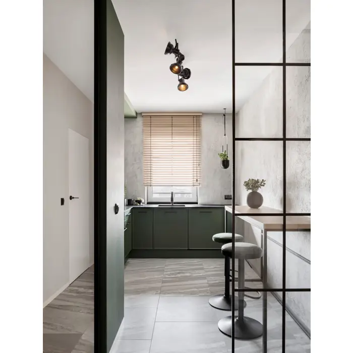 RUVI PLAFONSKA LAMPA GU10 /IP20/MATT CRNA 4X