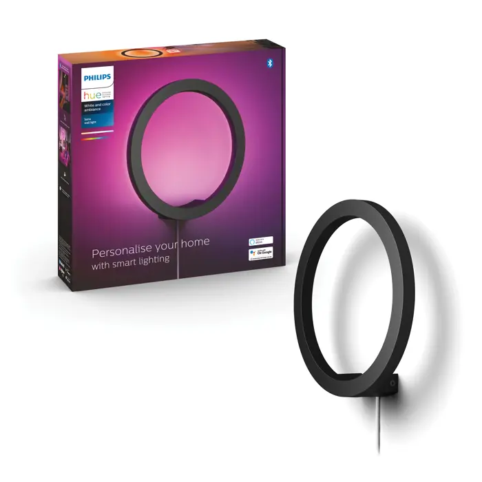 Sana Hue ZIDNA SVJETILJKA CRNA 20W RGB