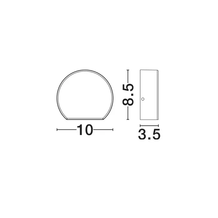 SANGO VANJ, SVJET 102Lm IP54 3000K BIJELA