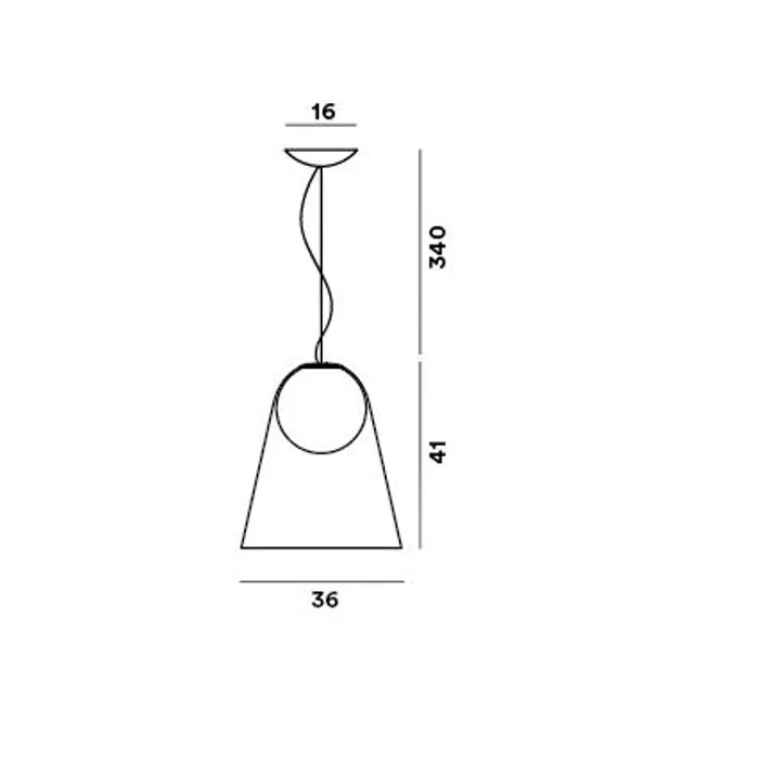 SATELLIGHT GRANDE VISILICA BIJELA/TRANSPARENTNA