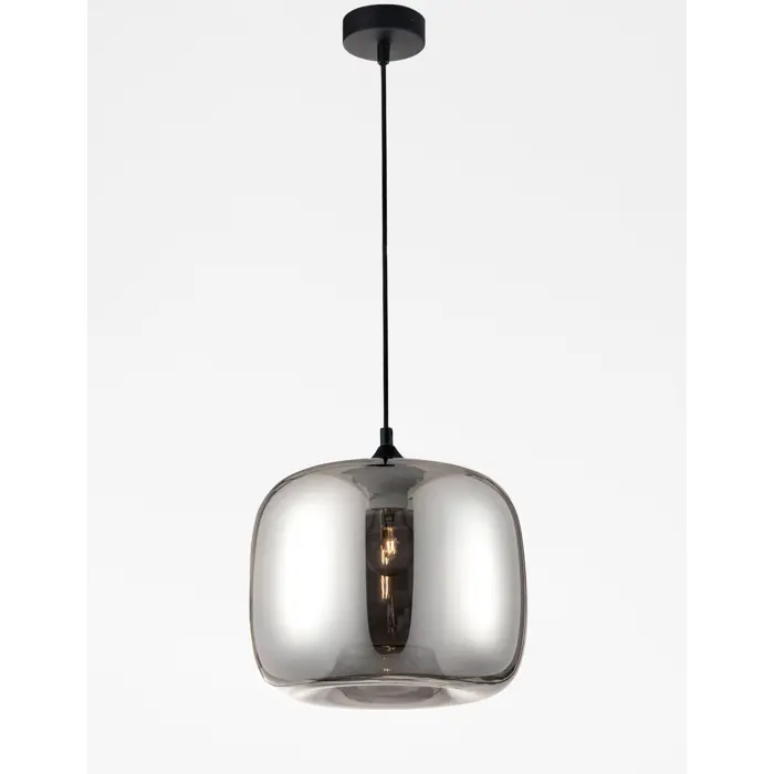 SAVAZ VISILICA E27 /IP20/CRNA & KROM