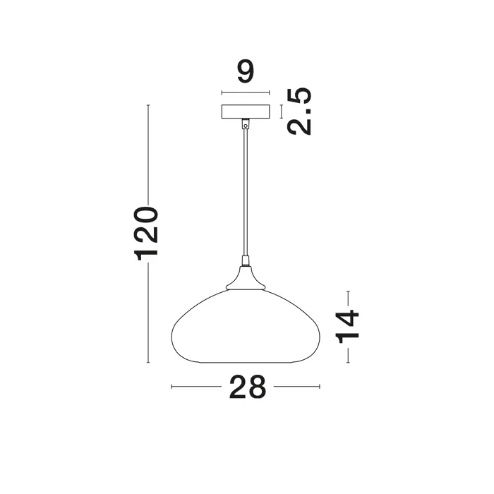 SAVAZ VISILICA E27 /IP20/CRNA & KROM