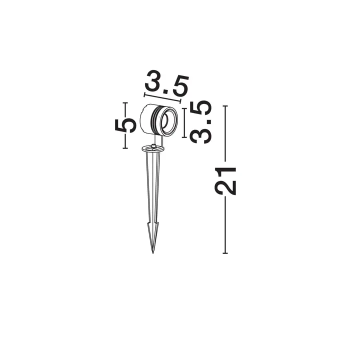 SENTO VANJSKA PODNA SVJETILJKA LED 3Watt DC 24V 135Lm
IP65 2700K SMEĐA