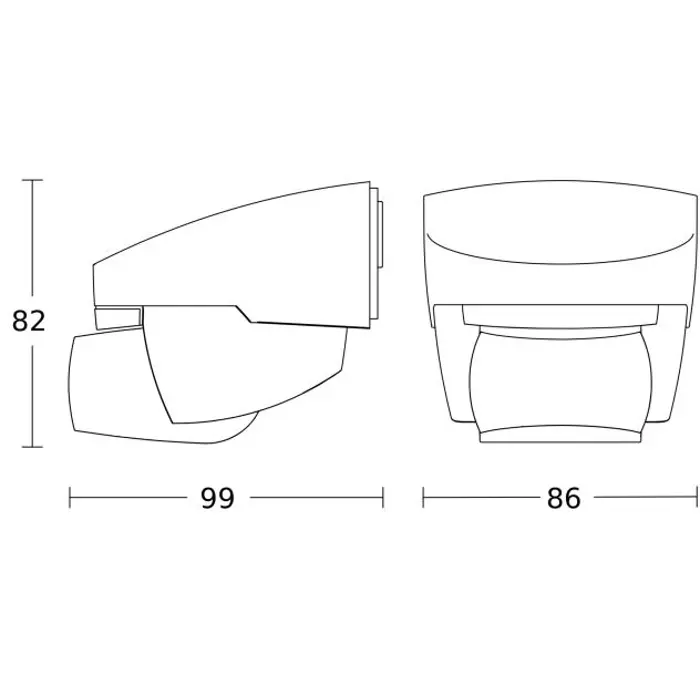 SENZOR STEINEL IS 140-2/ 140ST./MAX.1000W/IP54 BIJELI
