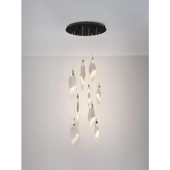 SERIQ LED VISILICA 23W IP20 3000K CRNA/STAKLO TRIAK PRIGUŠLJIVA