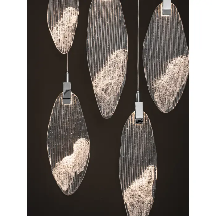 SERIQ LED VISILICA 23W IP20 3000K CRNA/STAKLO TRIAK PRIGUŠLJIVA