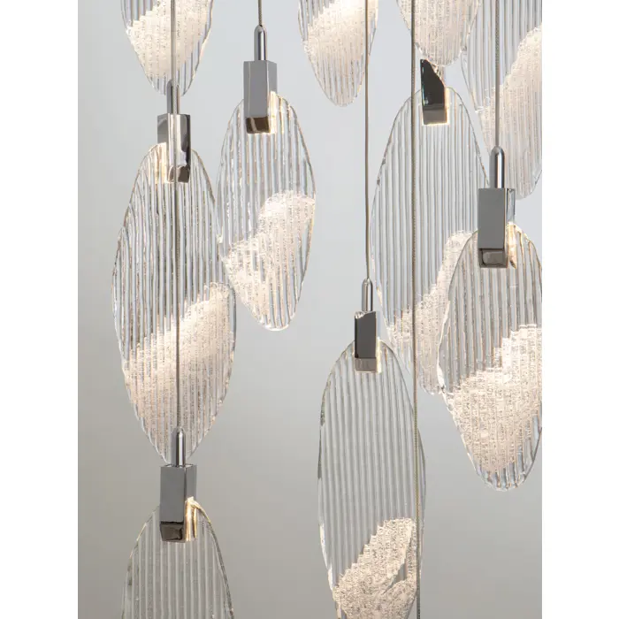 SERIQ LED VISILICA 44W IP20 3000K CRNA/STAKLO TRIAK PRIGUŠLJIVA