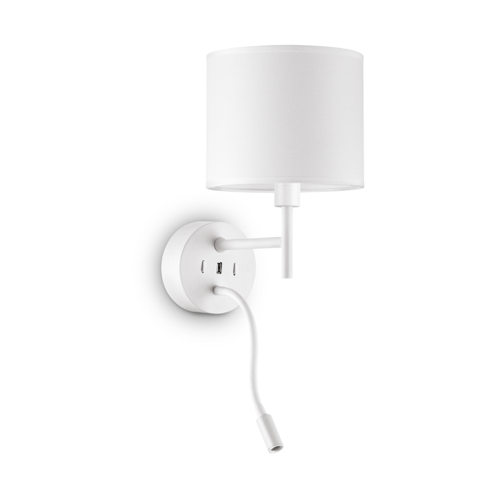 SET UP ZIDNA LAMPA MAP2 BIJELA E27/LED