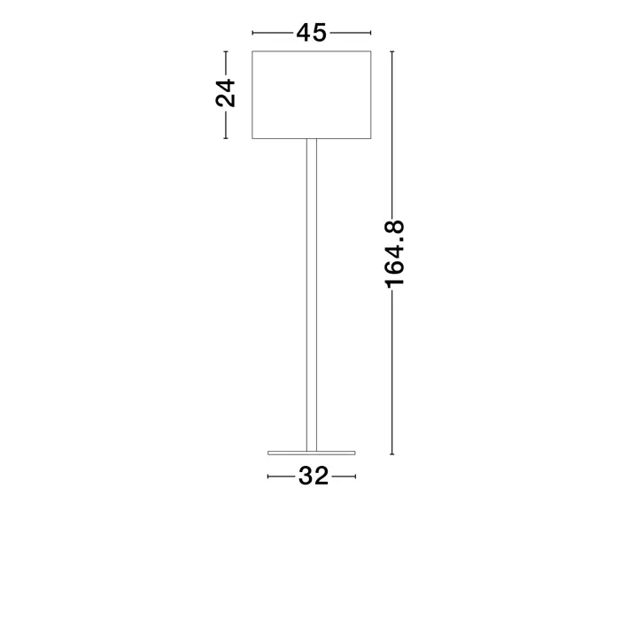 SIBNIA STAJAĆA LAMPA E27/12W/CRNA &
GOLD
