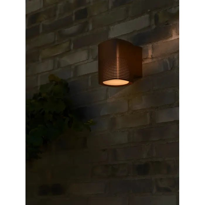 SIDARA ZIDNA LAMPA SEASIDE SMEĐA METALLIC E27/15W/IP54/220-240V