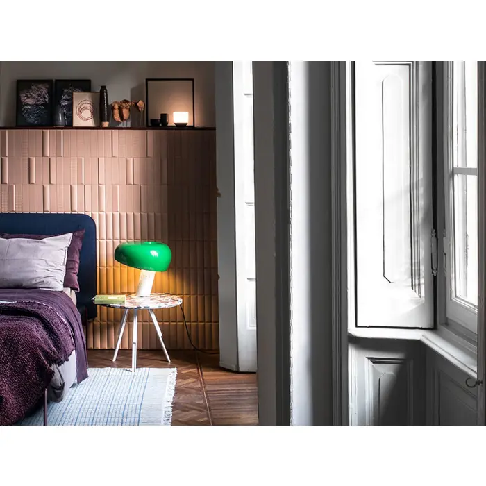 SNOOPY STOLNA SVJETILJKA E27/150/220-240V/H.369mm/ZELENA