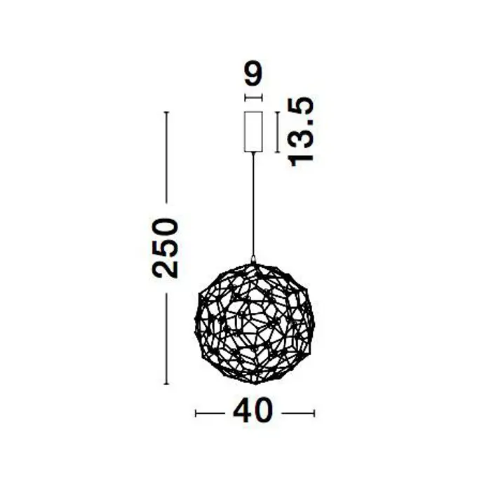 SOLE VISILICA LED 21W/3000K/2403lm/IP20/ZLATNA