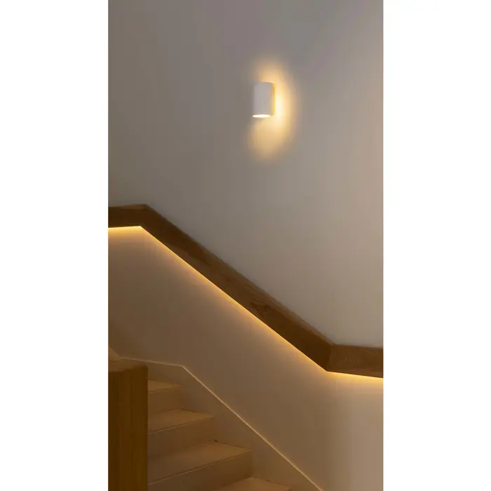 SOLE ZIDNA SVJETILJKA BIJELA 1xGU10