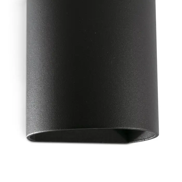 SOLE ZIDNA SVJETILJKA CRNA 1xGU10