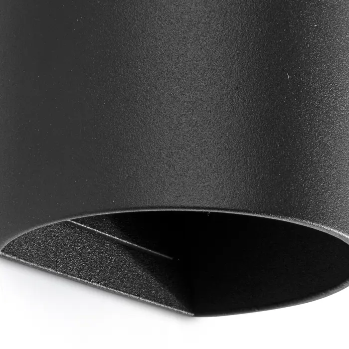 SOLE ZIDNA SVJETILJKA CRNA 2xGU10