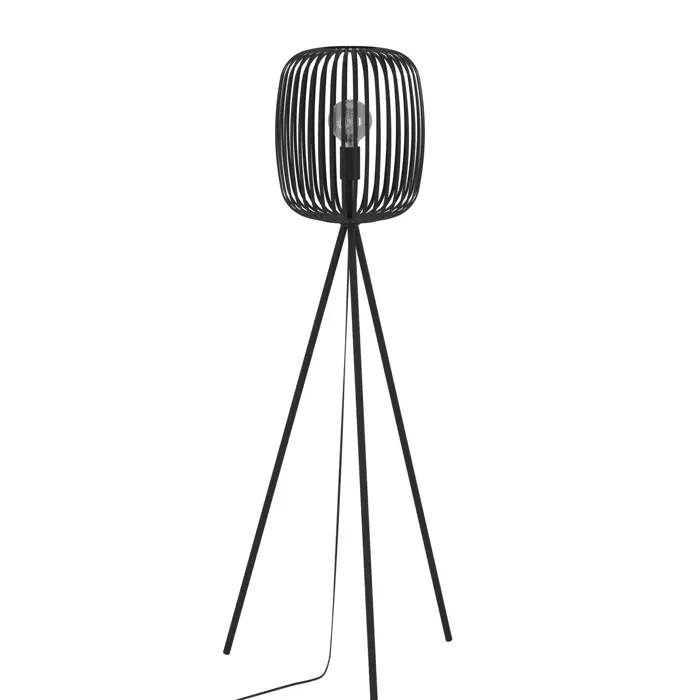 STAJAĆA LAMPA 1xE27 V-1405, CRNA ROMAZZINA