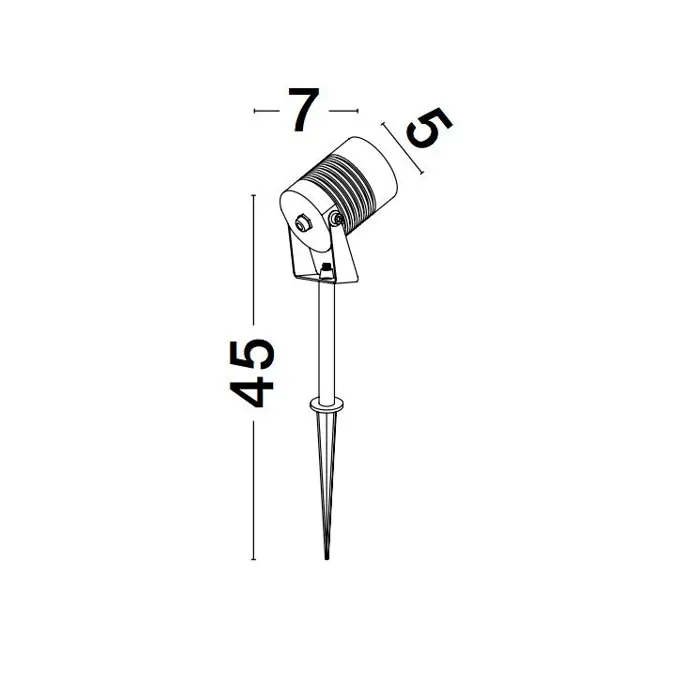 STAKE PODNI REFLEKTOR LED 5 Watt 378lm 3000K 100-240 Volt 50Hz