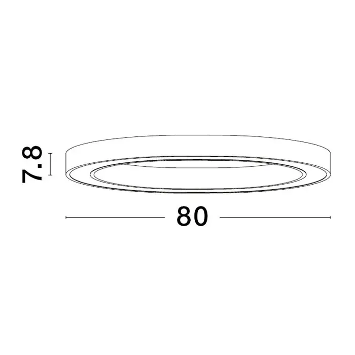 STING PLAFONSKA SVJETILJKA LED 50W/3000K/2968lm/DIMM/IP20/BRONCA